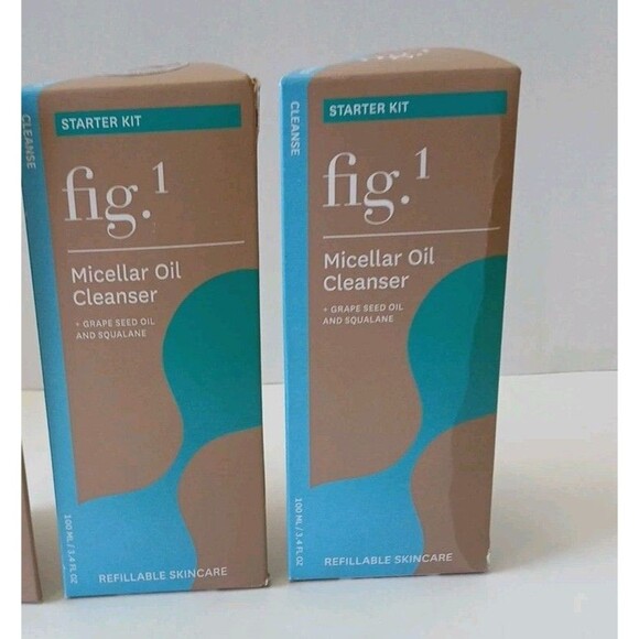 (2)Fig.1 Micellar Oil Cleanser Starter Kit 100 mL 3.4 fl oz NEW Sealed  Lot Of 2 - Picture 12 of 12